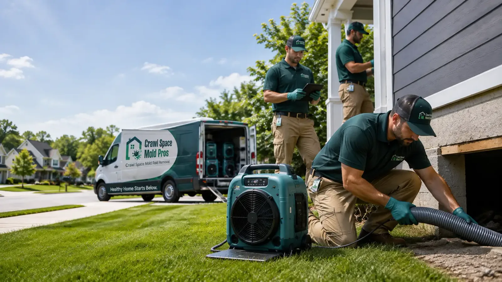 Crawl Space Mold Removal in Matlock, IA